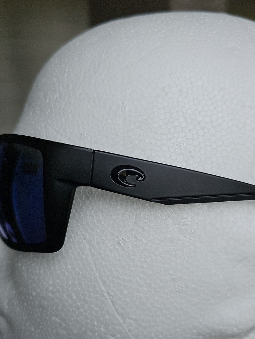 Costa Black Frame Sunglasses with Blue Mirrored Lenses - Picture 3 of 8